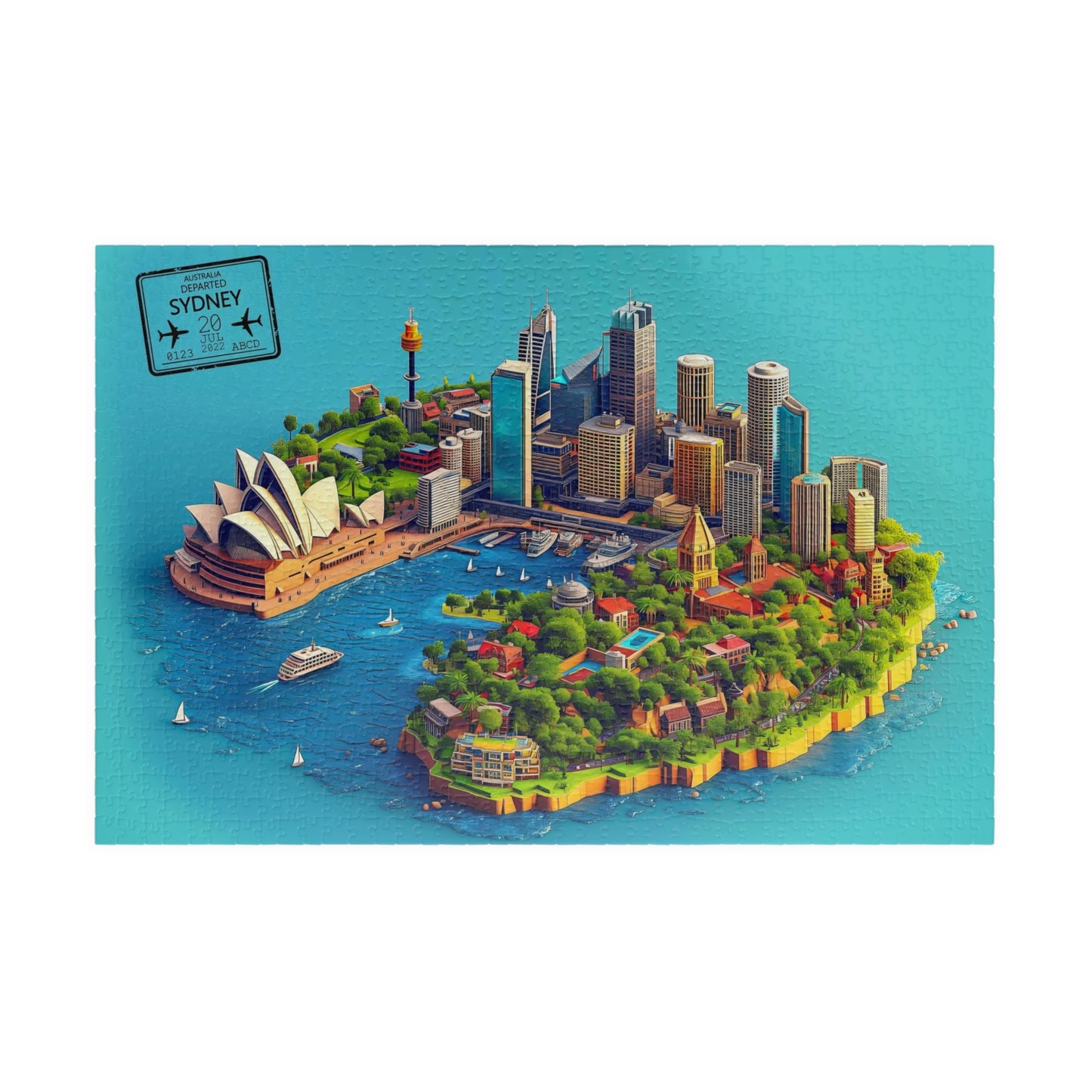 Sydney Island City 1014 Pieces Jigsaw Puzzle