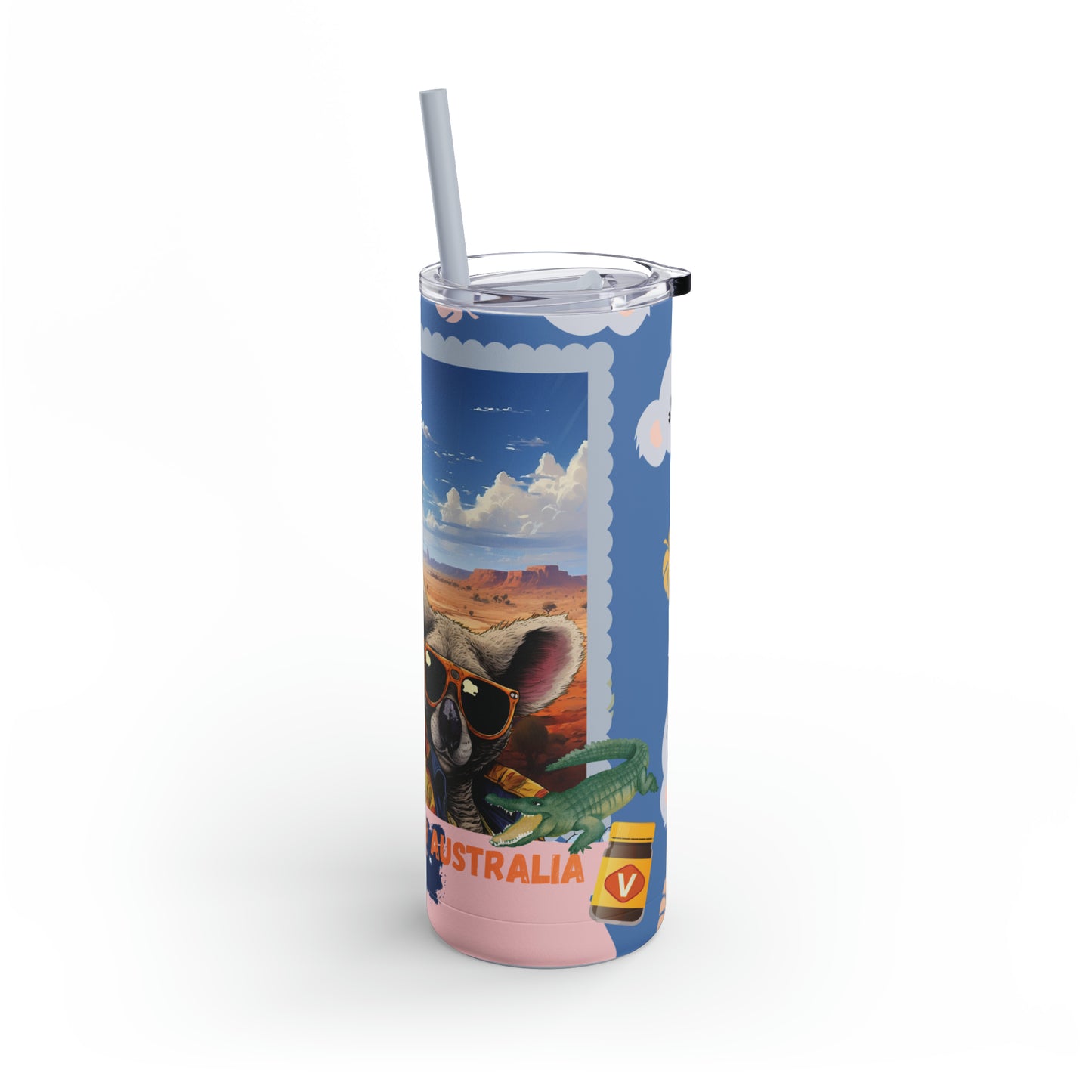 Welcome To Australia-Skinny Matte Tumbler, 20oz