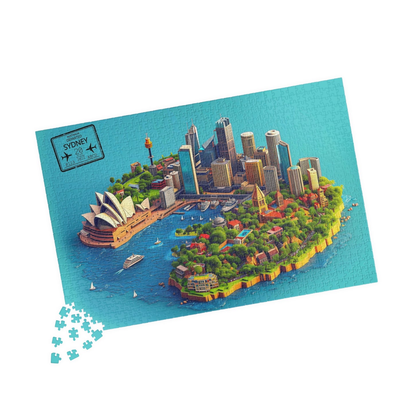 Sydney Island City 1014 Pieces Jigsaw Puzzle