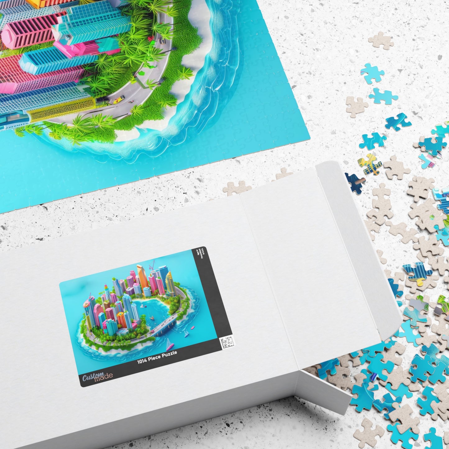 Miami Island City 1014 Pieces Jigsaw Puzzle