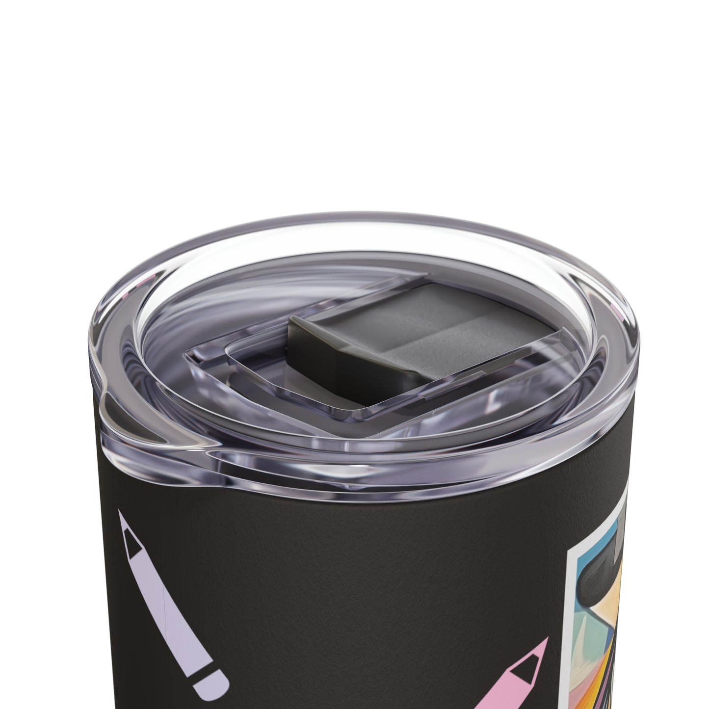 Unskilled Plastic Surgeon Cubism Meme-Skinny Matte Tumbler, 20oz