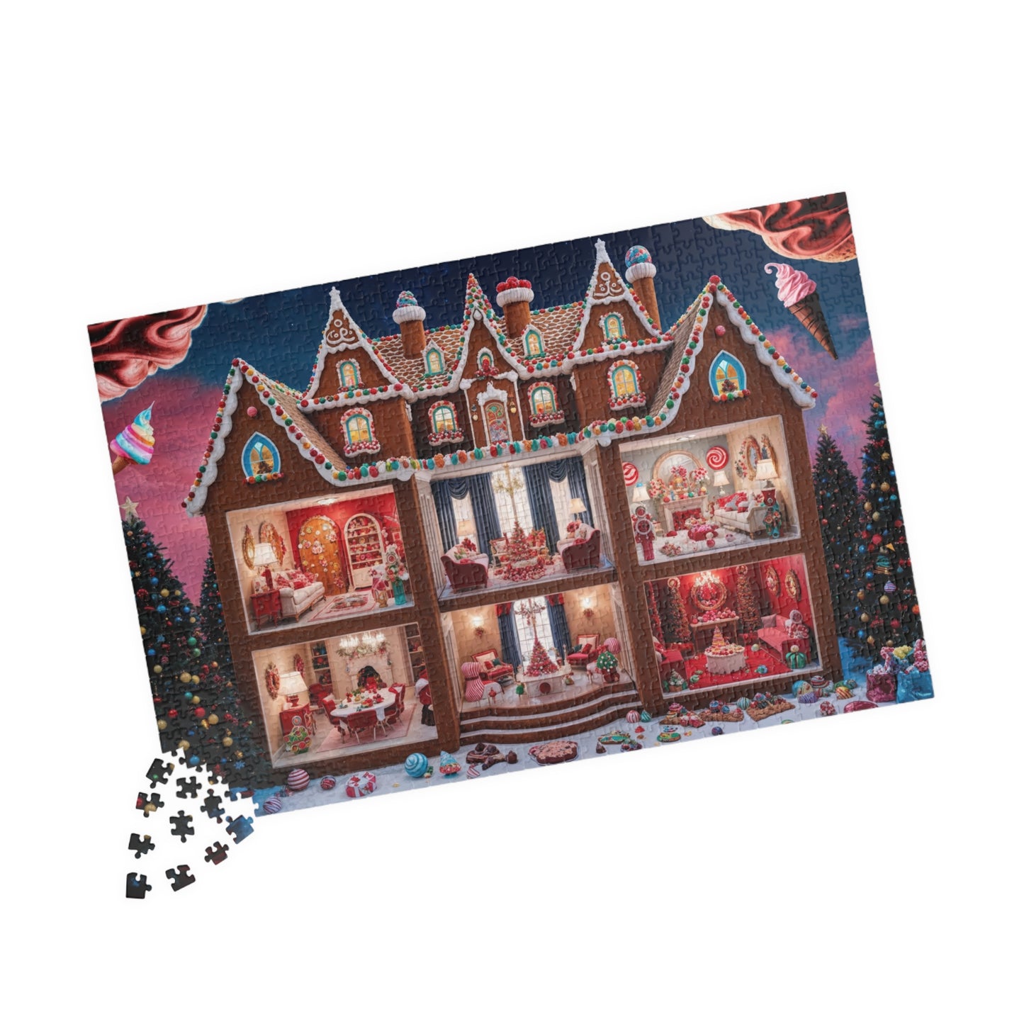 Gingerbread House 1 1014 Pieces Jigsaw Puzzle