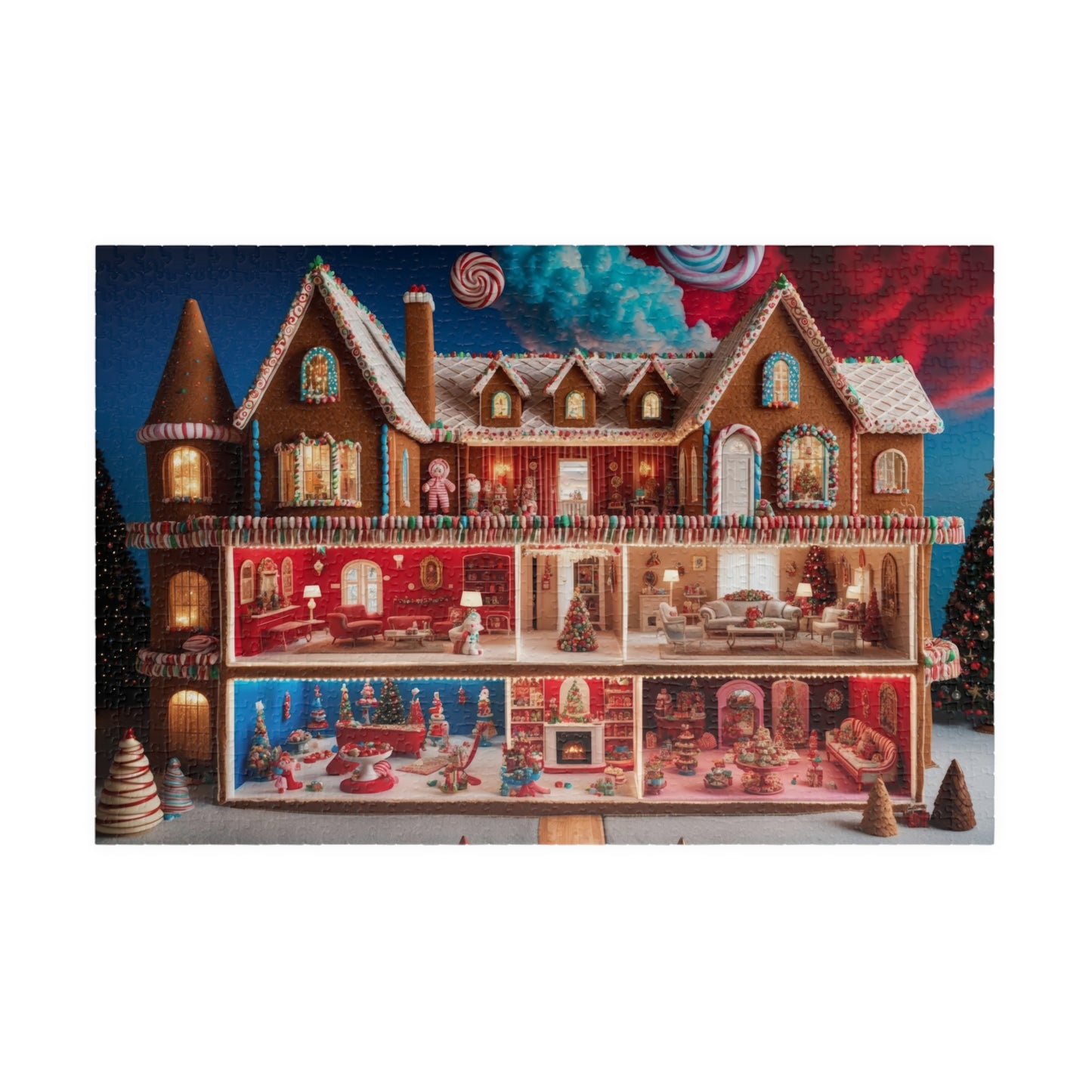 Gingerbread House 2 1014 Pieces Jigsaw Puzzle