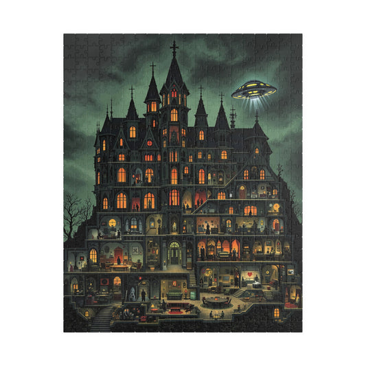 Gloomy Manor 520 Pieces Jigsaw Puzzle