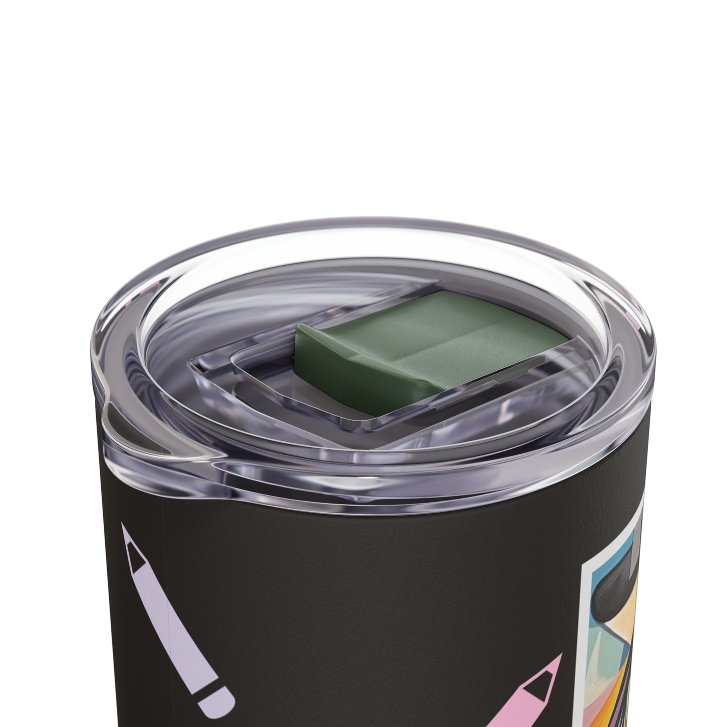 Unskilled Plastic Surgeon Cubism Meme-Skinny Matte Tumbler, 20oz