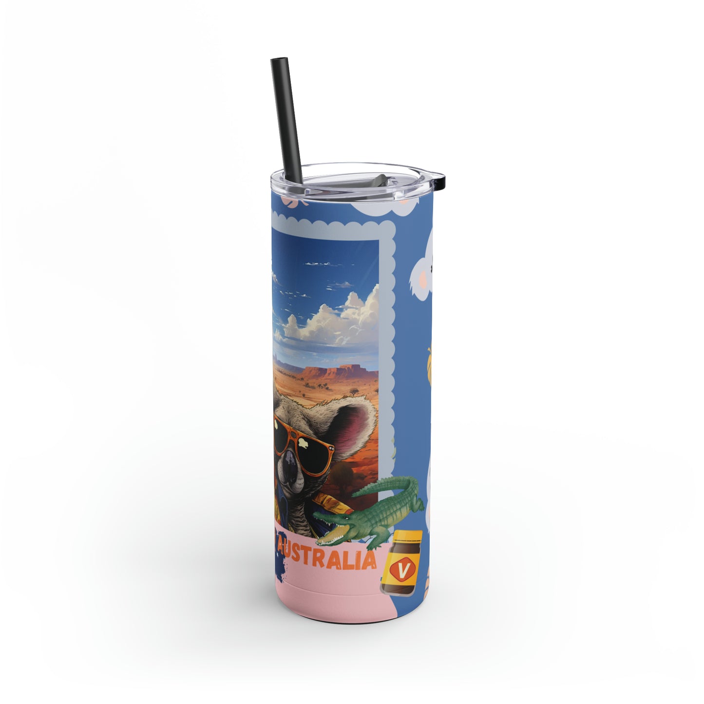 Welcome To Australia-Skinny Matte Tumbler, 20oz