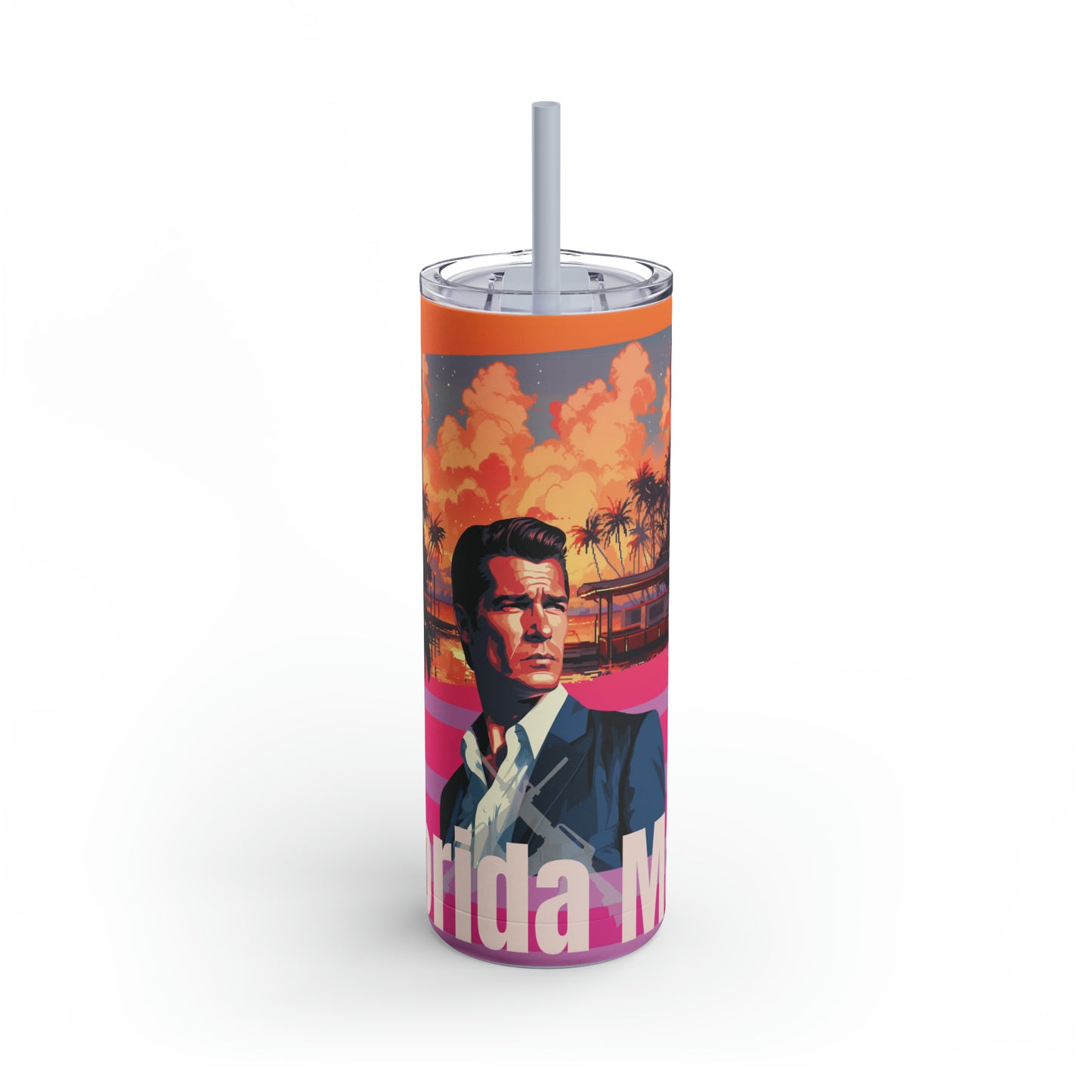 Florida Man-Skinny Matte Tumbler, 20oz