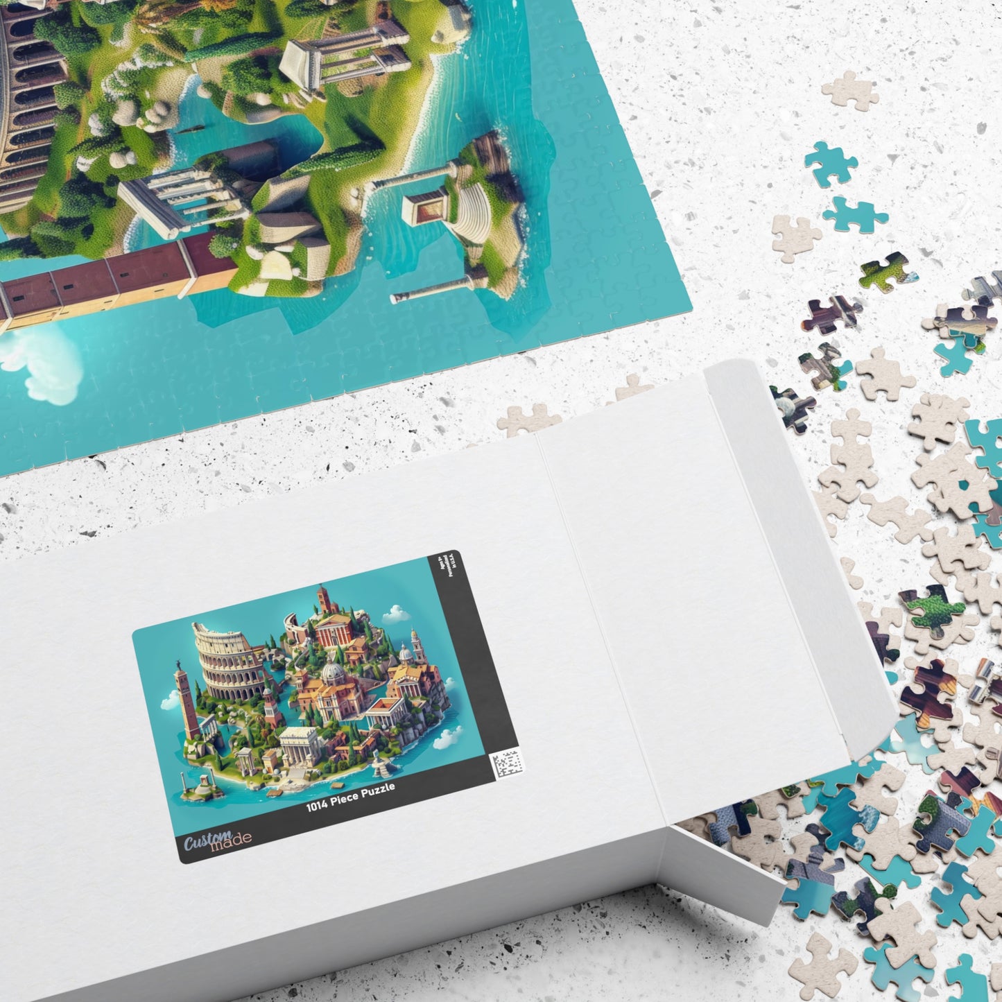 Rome Island City 1014 Pieces Jigsaw Puzzle