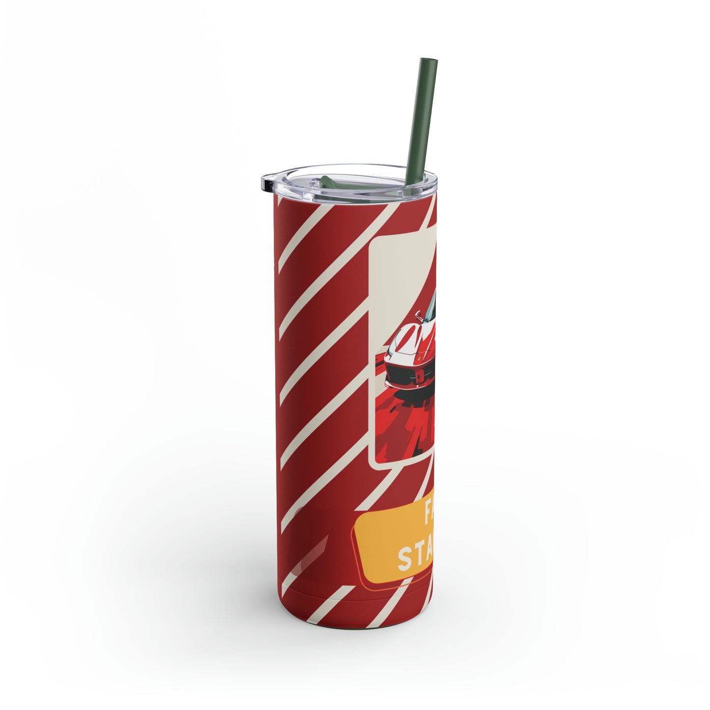 Supercar 2-Skinny Matte Tumbler, 20oz