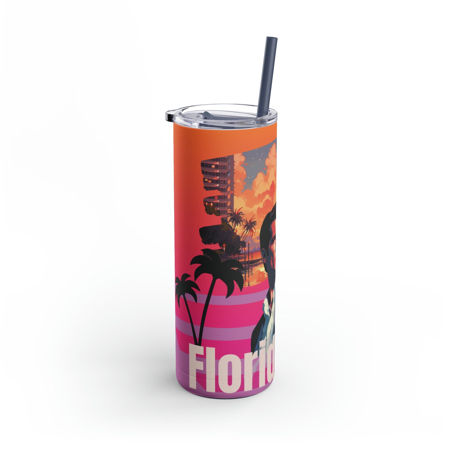 Florida Man-Skinny Matte Tumbler, 20oz