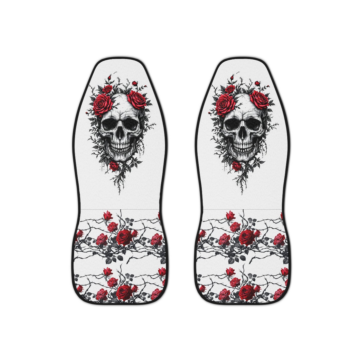 Skulls & Roses Car Seat Cover