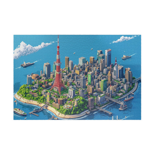 Tokyo Island City 1014 Pieces Jigsaw Puzzle