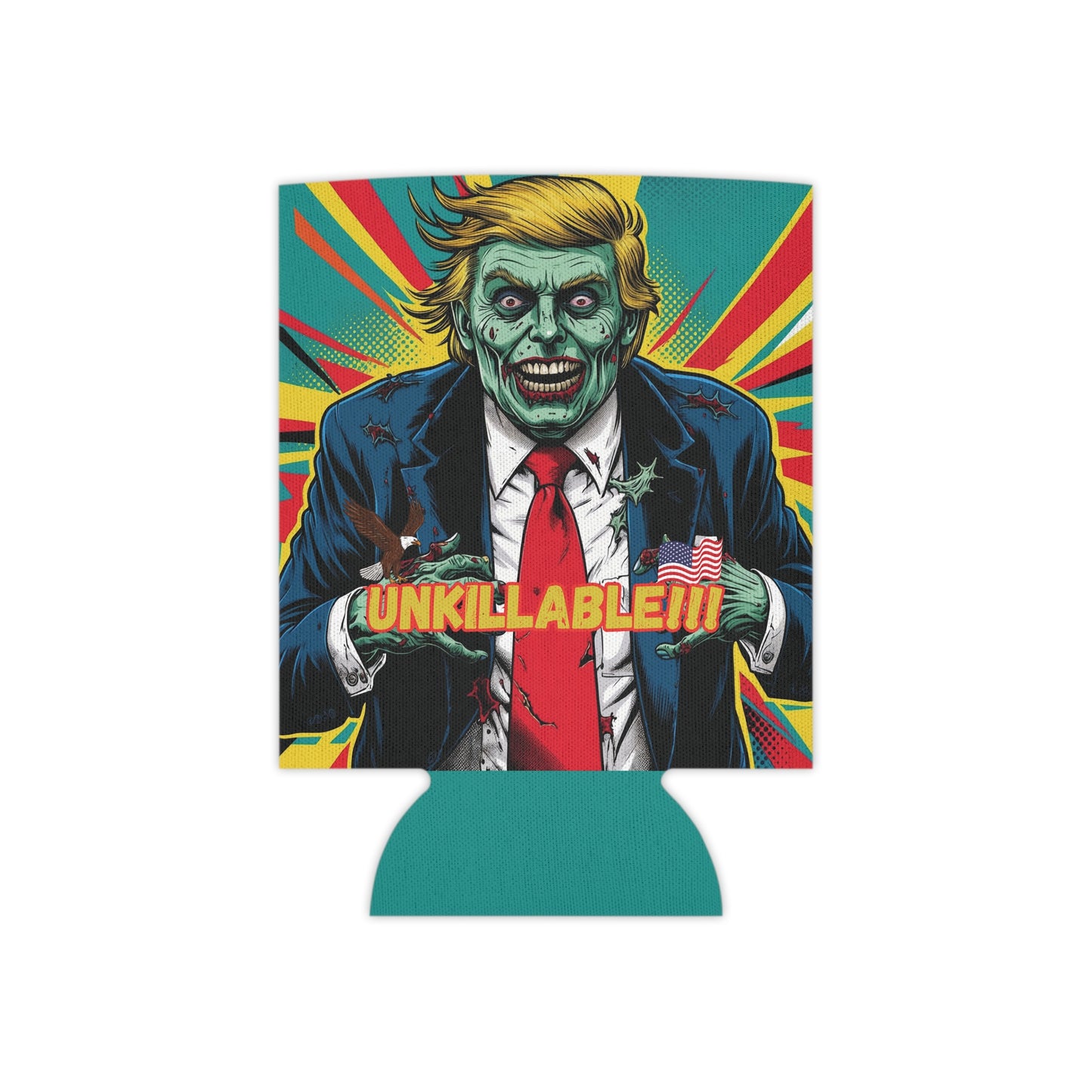 Zombie Trump Unkillable-Can Cooler