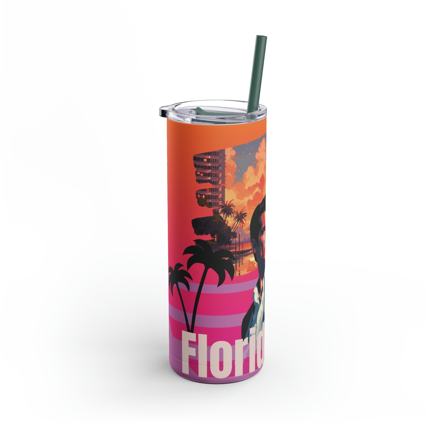 Florida Man-Skinny Matte Tumbler, 20oz