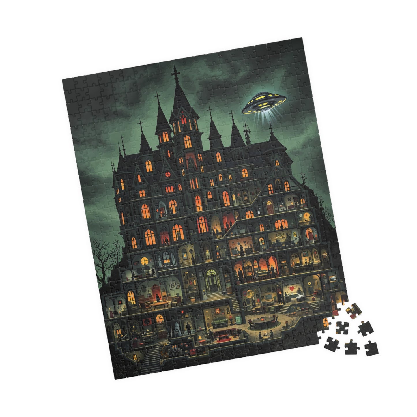 Gloomy Manor 520 Pieces Jigsaw Puzzle