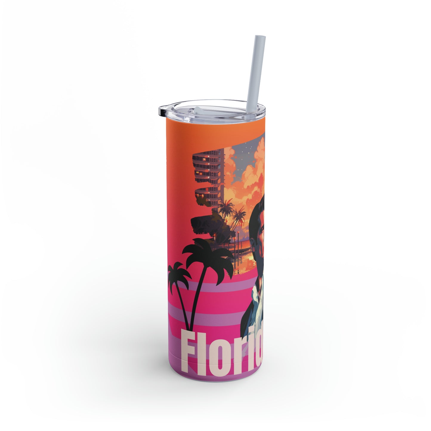 Florida Man-Skinny Matte Tumbler, 20oz