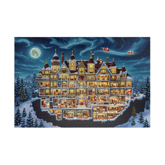 Christmas House 1 Jigsaw Puzzle 1014 Pieces