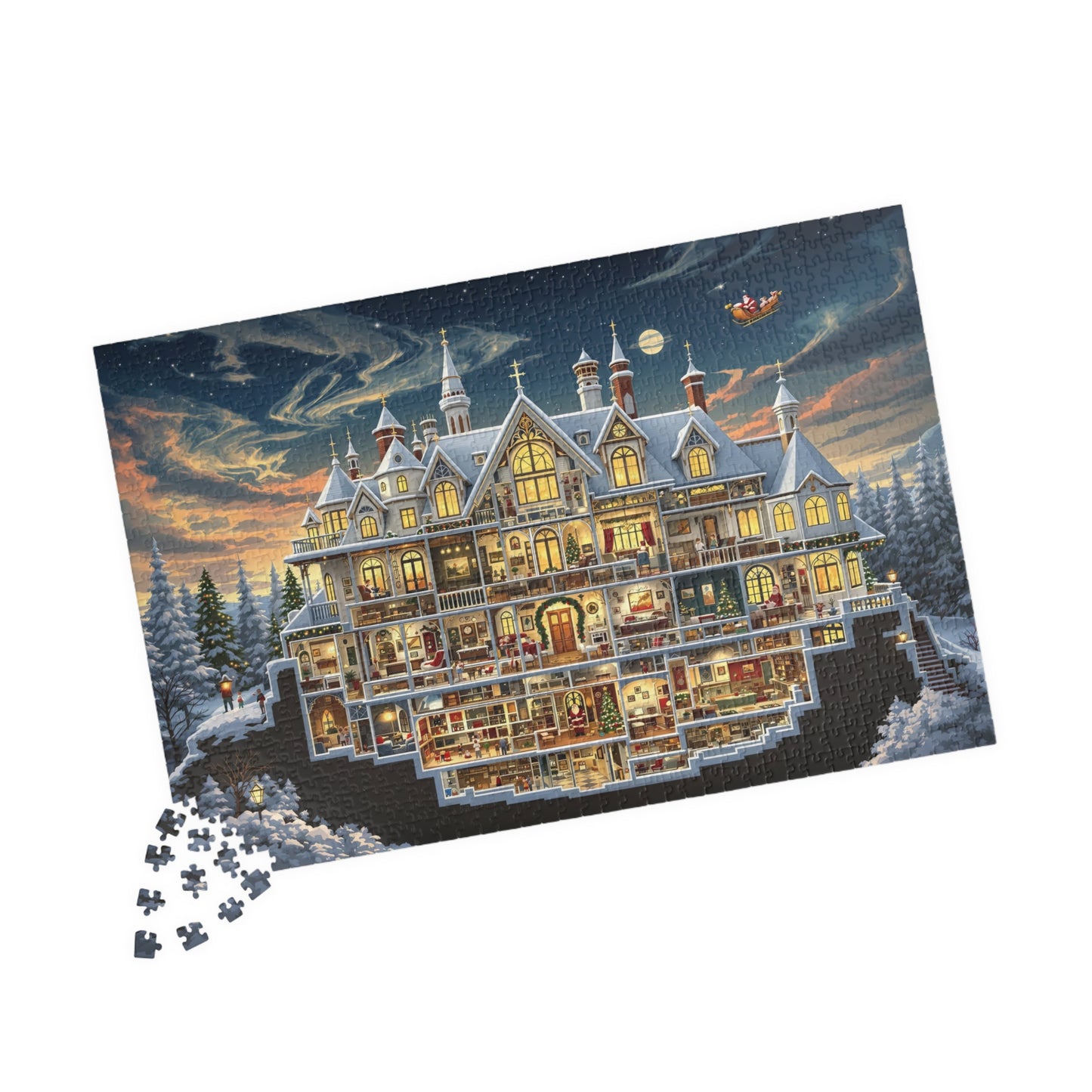 Christmas House 2 1014 pieces Jigsaw Puzzle