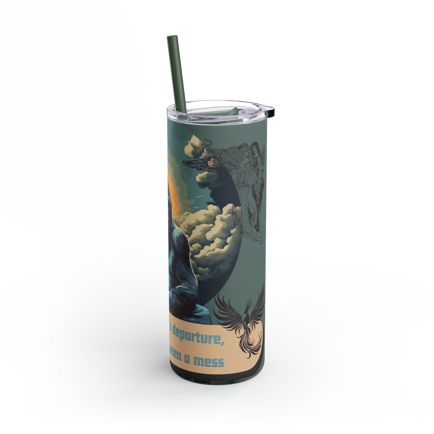 Harambe Legacy-Skinny Matte Tumbler, 20oz