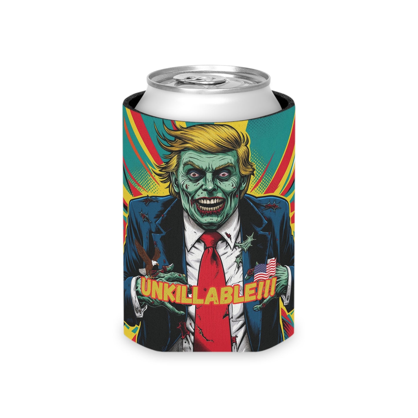 Zombie Trump Unkillable-Can Cooler