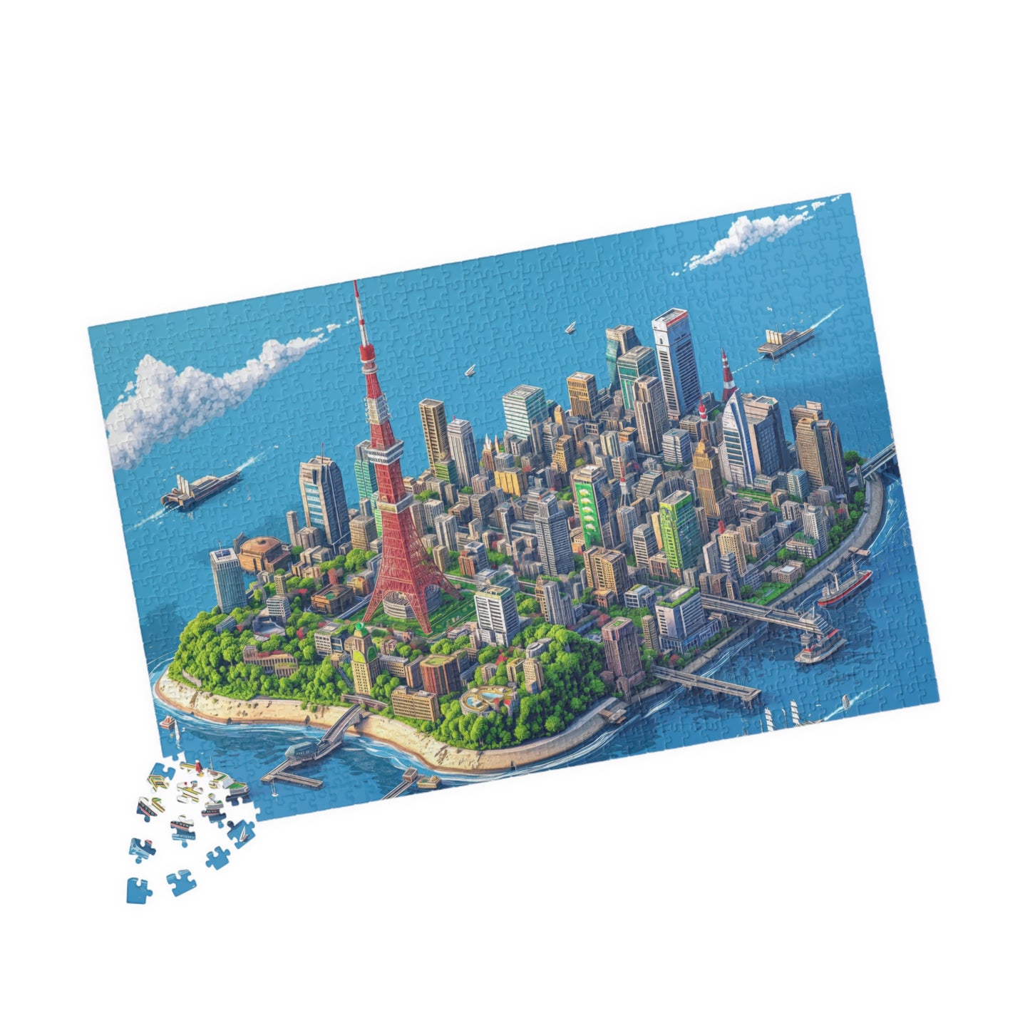 Tokyo Island City 1014 Pieces Jigsaw Puzzle