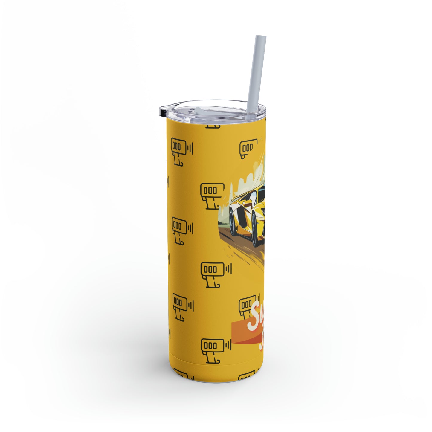 Supercar 1-Skinny Matte Tumbler, 20oz