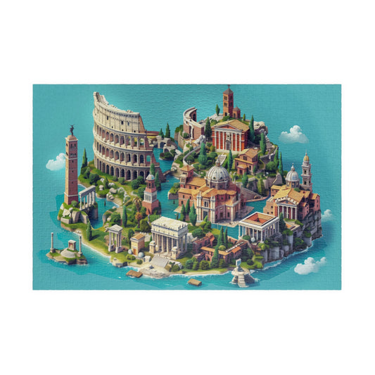 Rome Island City 1014 Pieces Jigsaw Puzzle