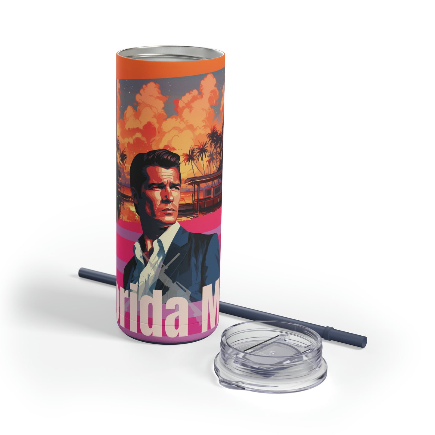 Florida Man-Skinny Matte Tumbler, 20oz