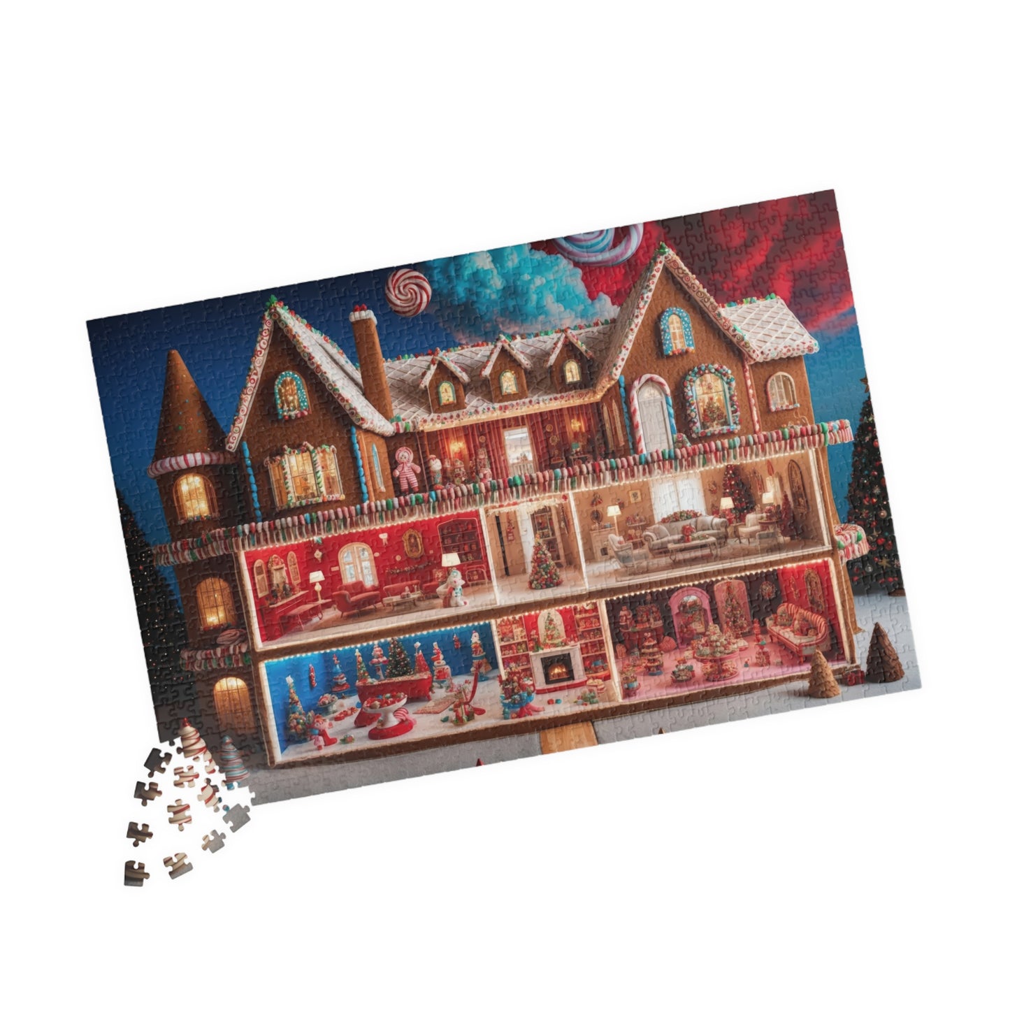 Gingerbread House 2 1014 Pieces Jigsaw Puzzle