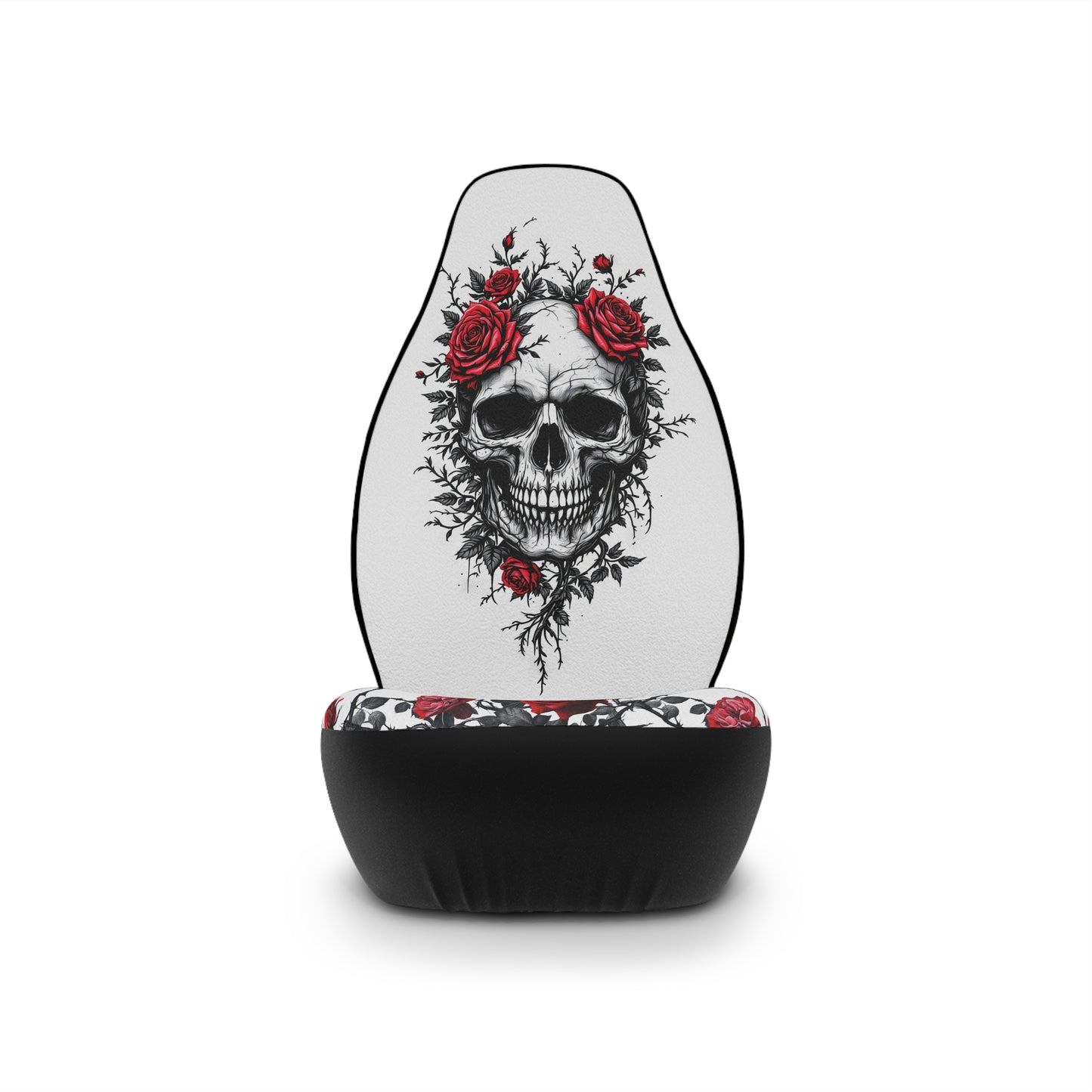 Skulls & Roses Car Seat Cover