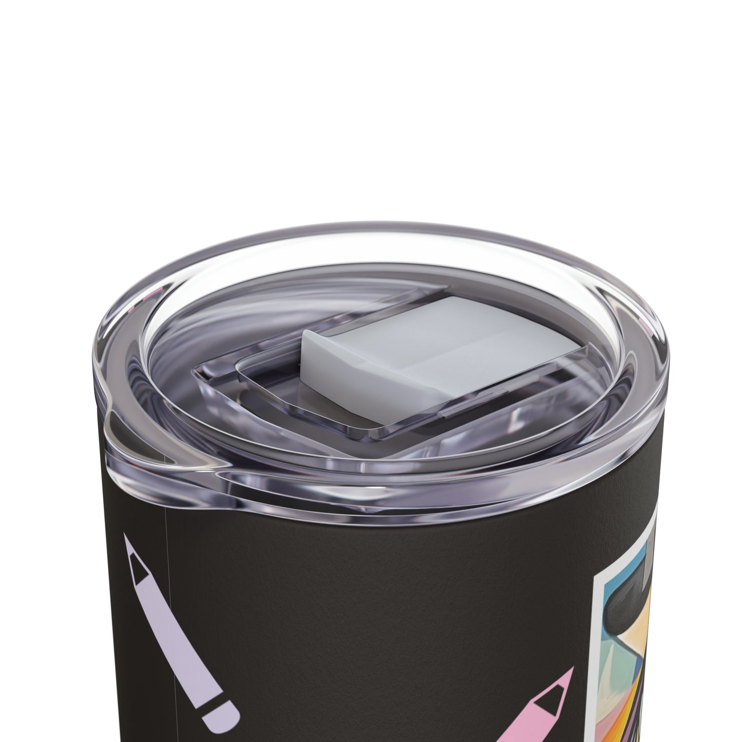 Unskilled Plastic Surgeon Cubism Meme-Skinny Matte Tumbler, 20oz