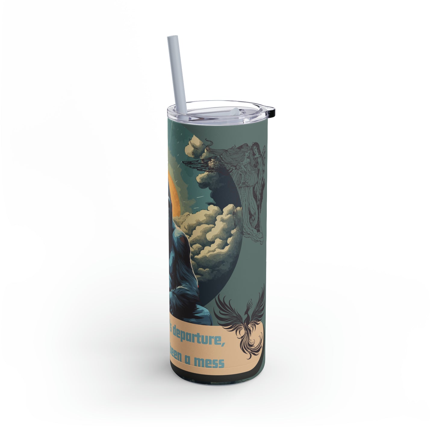 Harambe Legacy-Skinny Matte Tumbler, 20oz