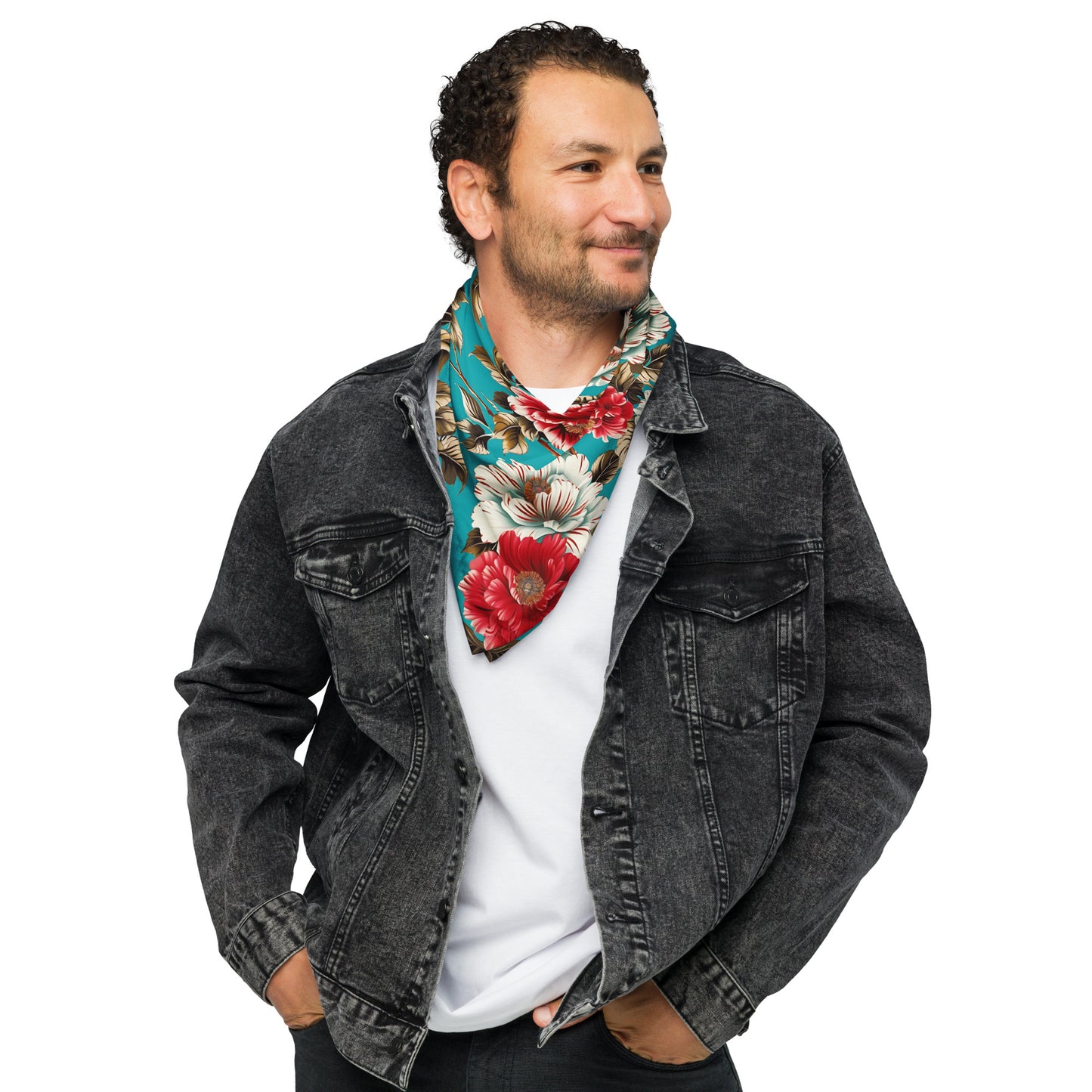 Bandana In Classy Floral Pattern