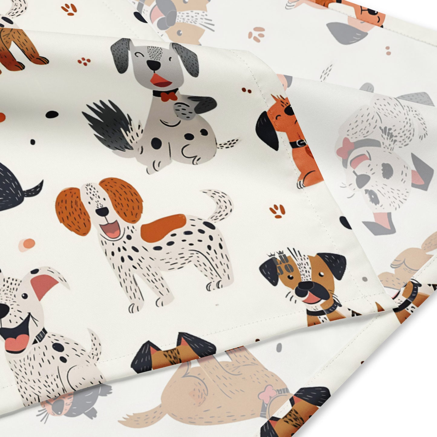 Bandana In Cute Dog Pattern