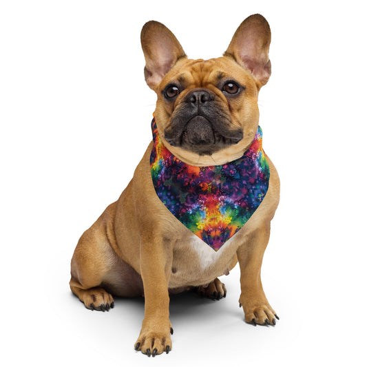 Bandana In Tie-Dye Pattern