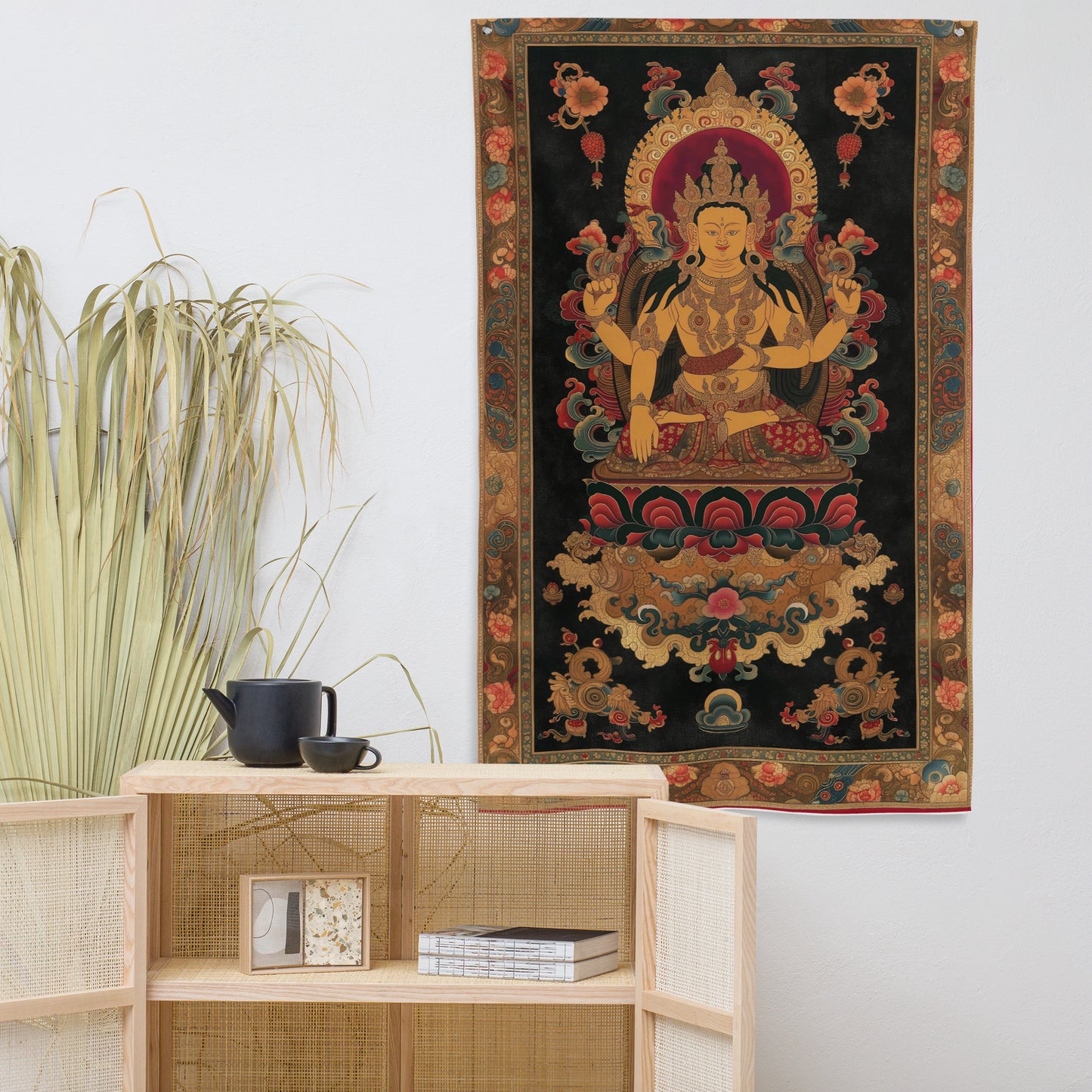 VibeDeco Banner-Traditional Tibetan Inspired Sakra