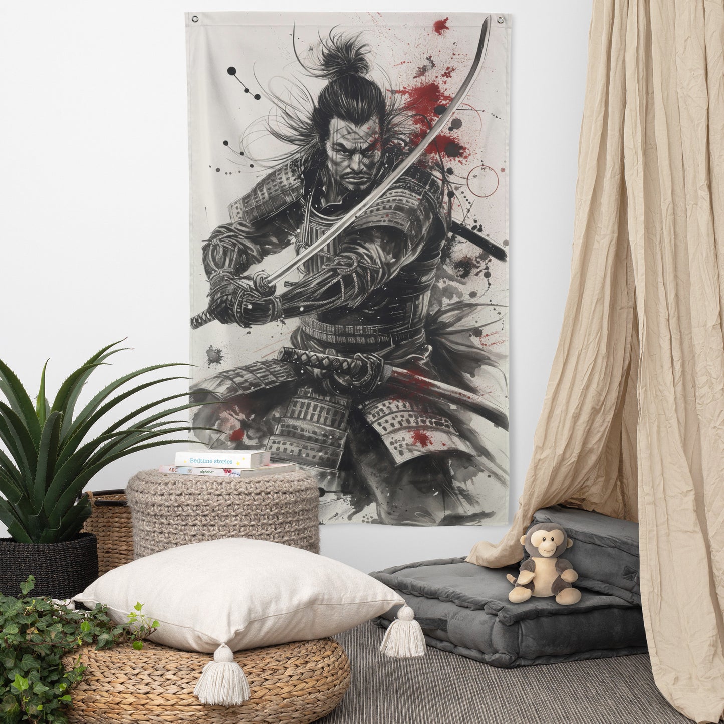 VibeDeco Banner-Samurai