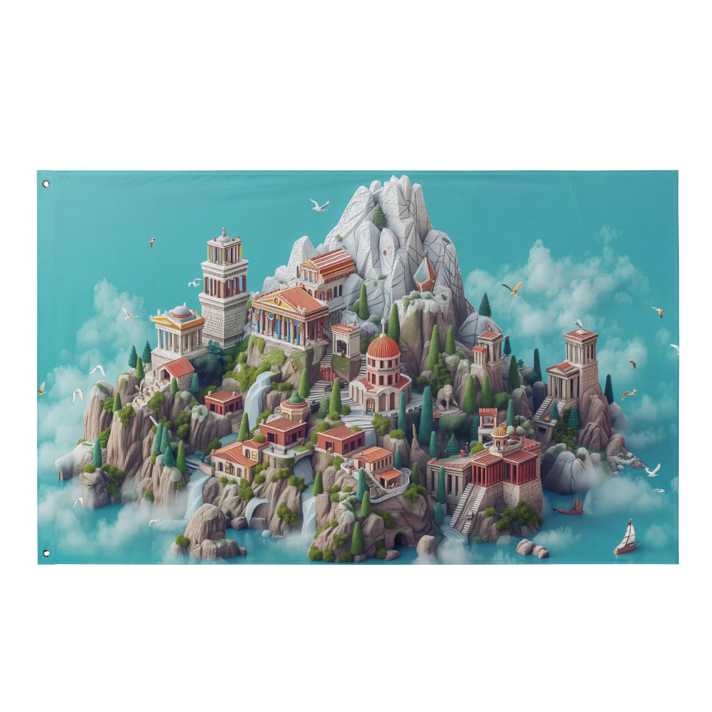 VibeDeco Banner- Mount Olympus Mini City