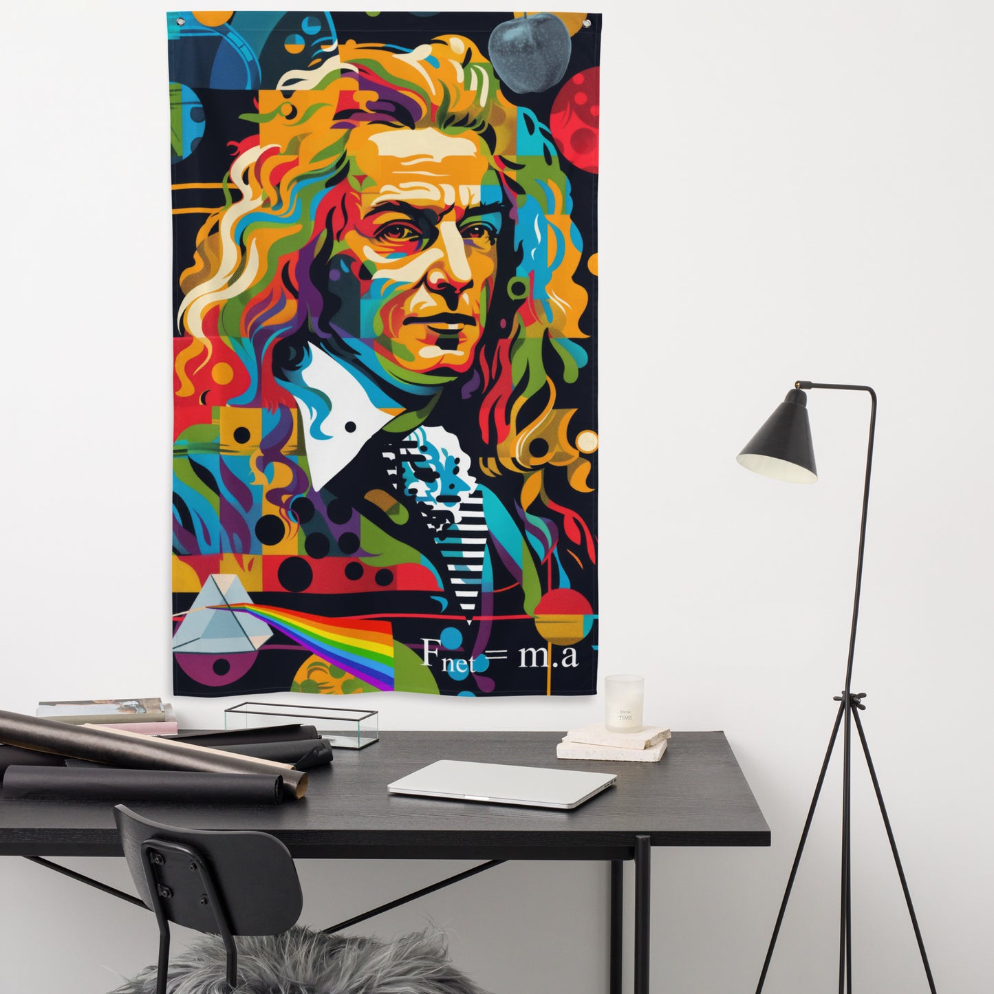 VibeDeco Banner-Sir Isaac Newton