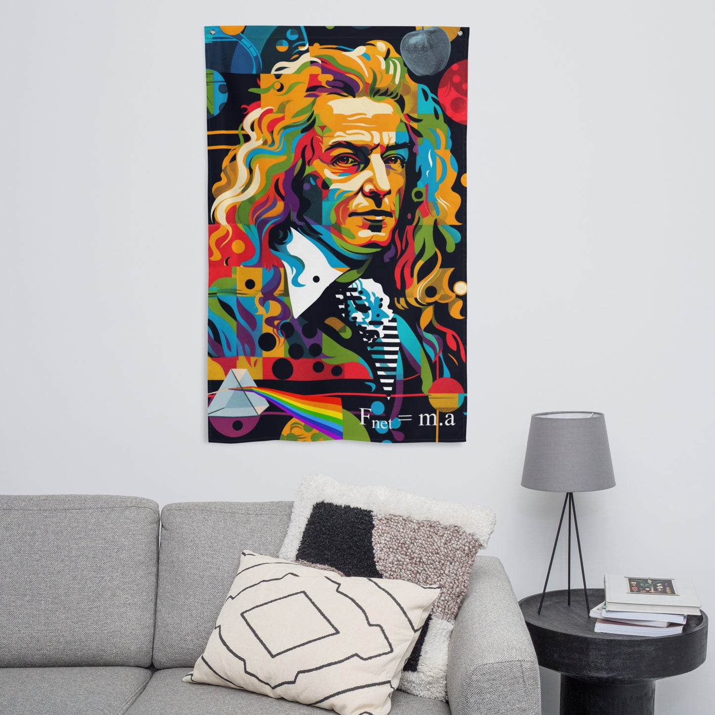 VibeDeco Banner-Sir Isaac Newton