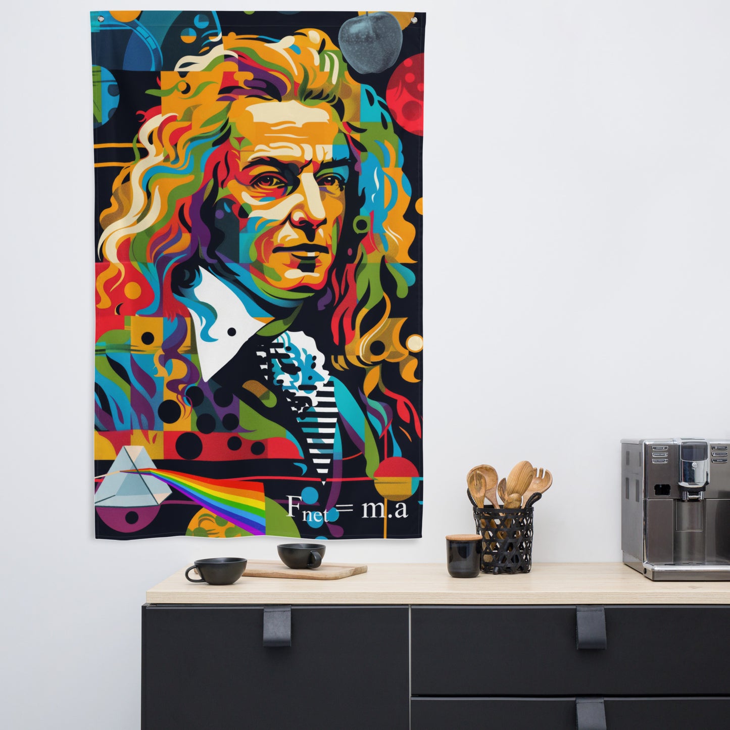 VibeDeco Banner-Sir Isaac Newton