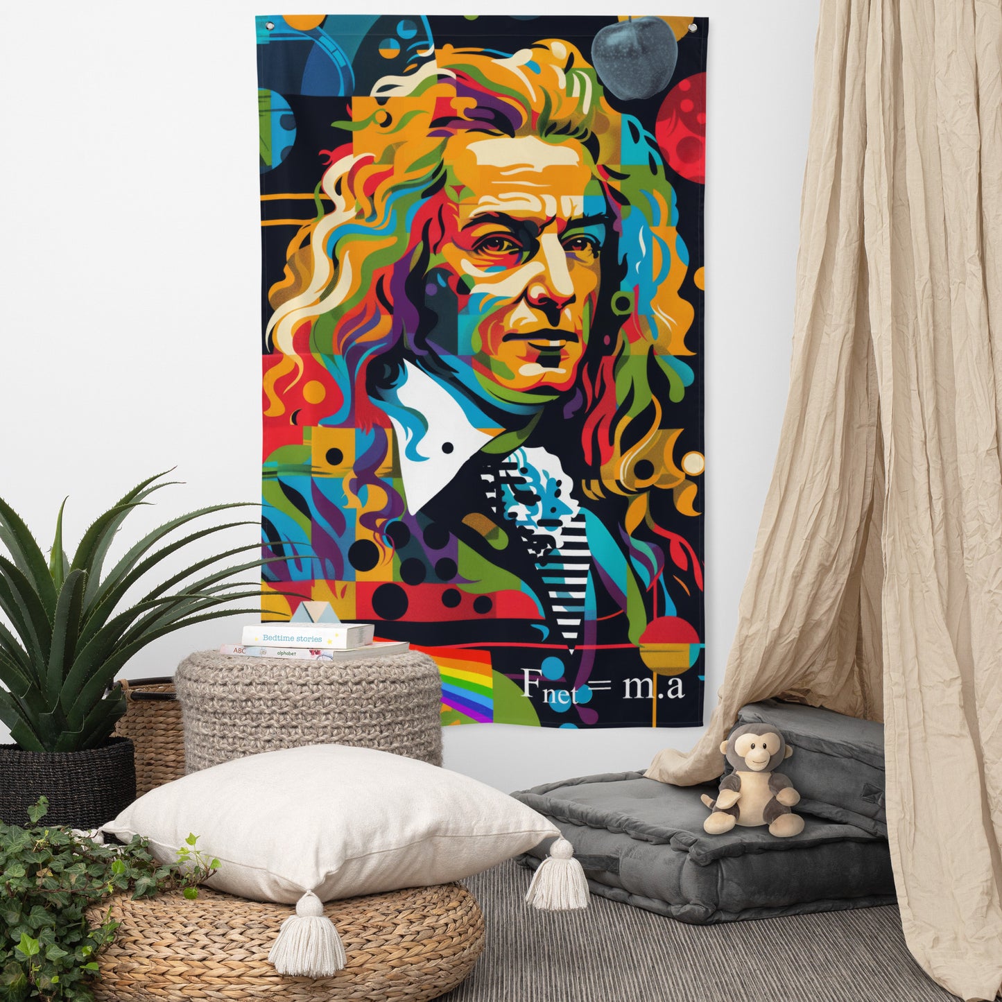 VibeDeco Banner-Sir Isaac Newton