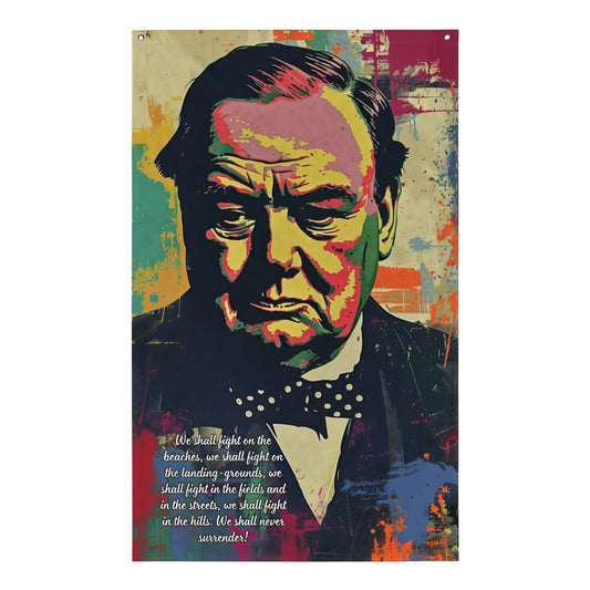 VibeDeco Banner-Sir Winston Churchill