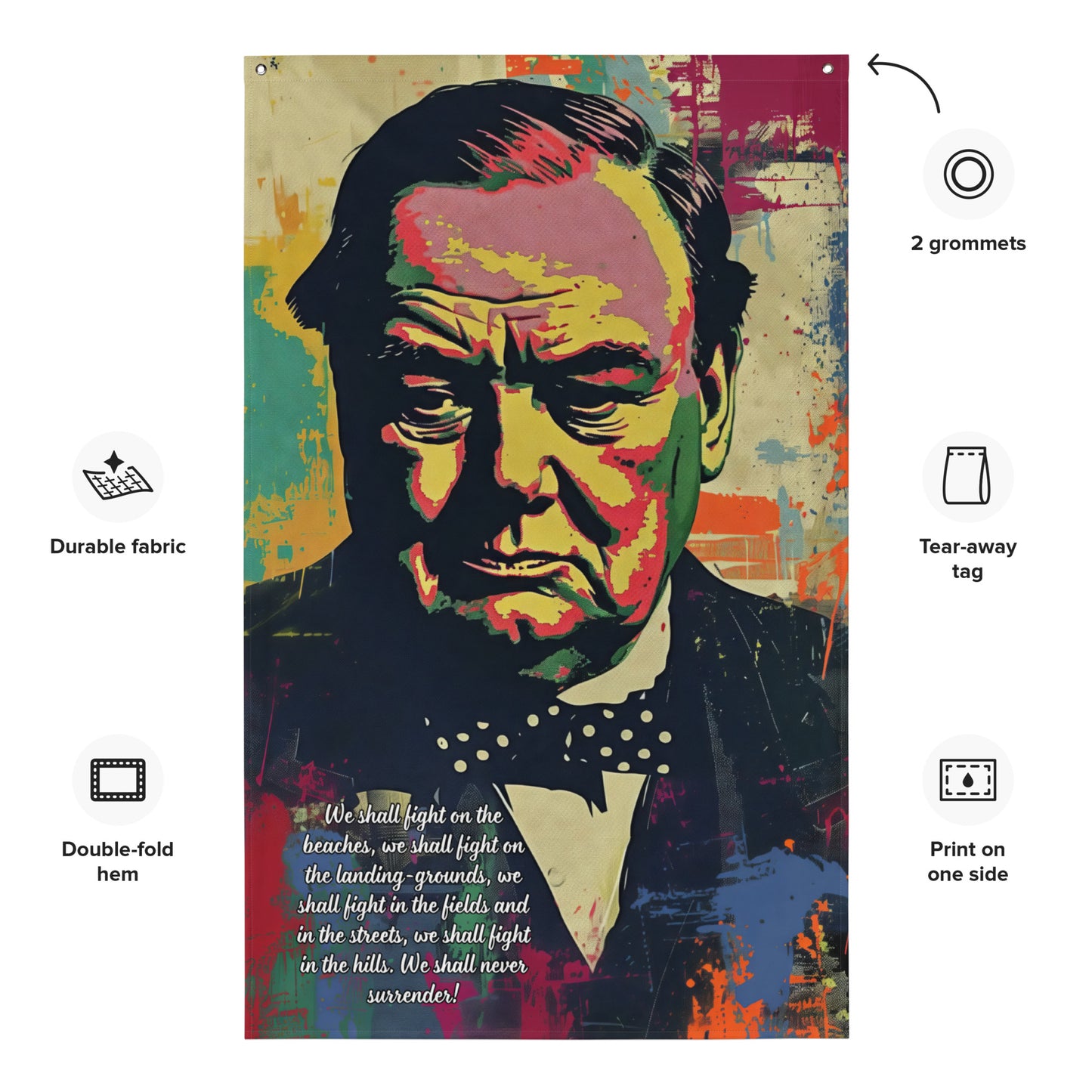 VibeDeco Banner-Sir Winston Churchill