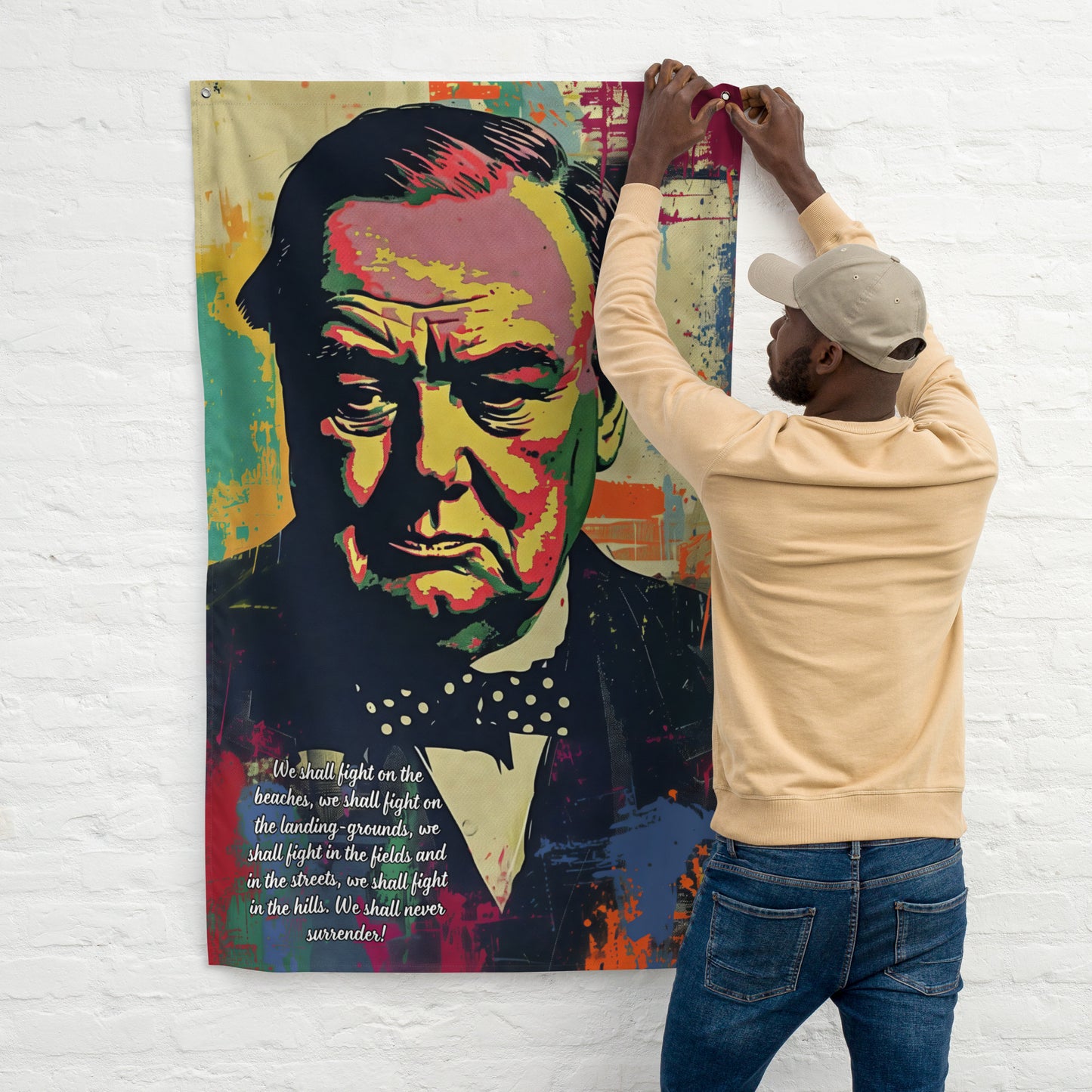 VibeDeco Banner-Sir Winston Churchill