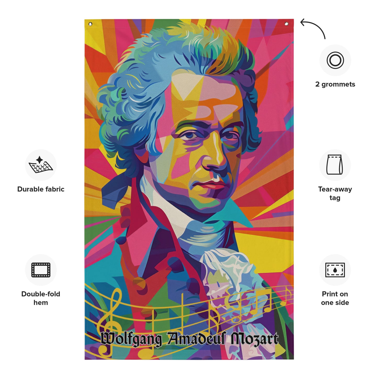 VibeDeco Banner-Wolfgang Amadeus Mozart