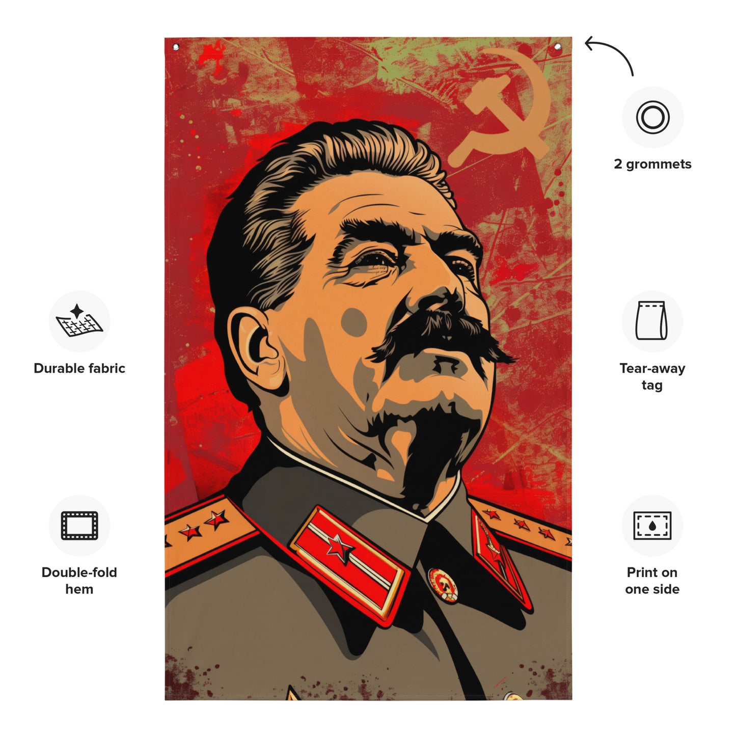 VibeDeco Banner-Joseph Stalin