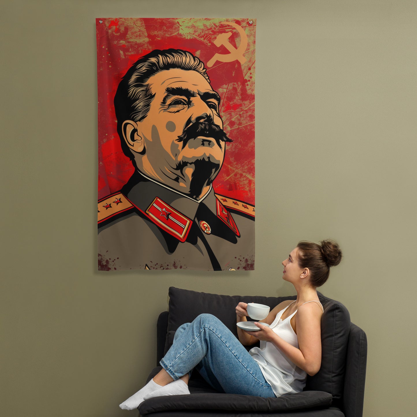 VibeDeco Banner-Joseph Stalin