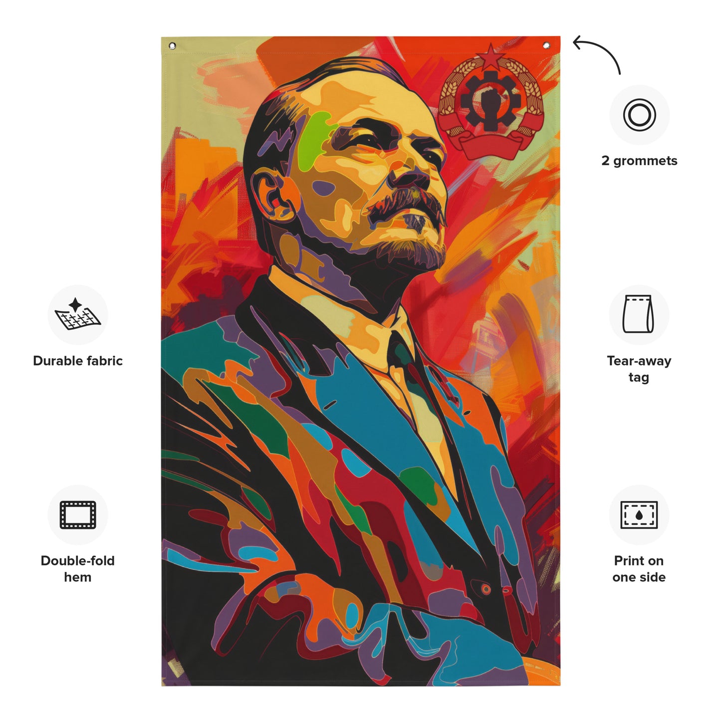 VibeDeco Banner-Vladimir Lenin