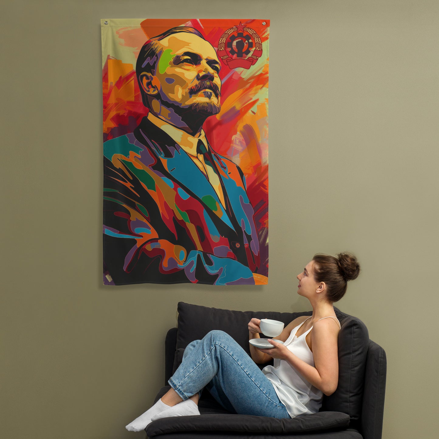 VibeDeco Banner-Vladimir Lenin